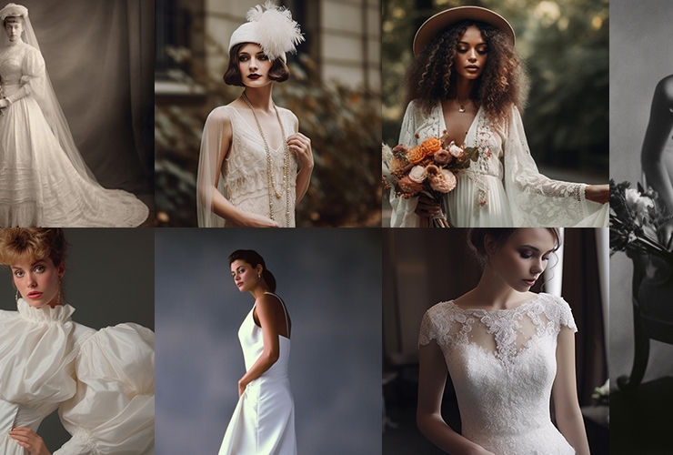 Как менялась мода на свадебные платья за последние 100 лет
